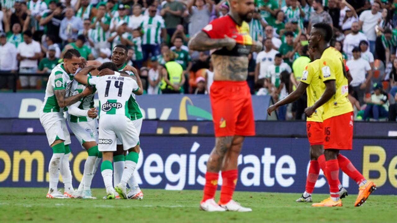 Imagen del partido entre Nacional y Pereira por la fecha 9 de la Liga BetPlay 2023-ll.