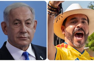 Benjamin Netanyahu y Abelardo De La Espriella