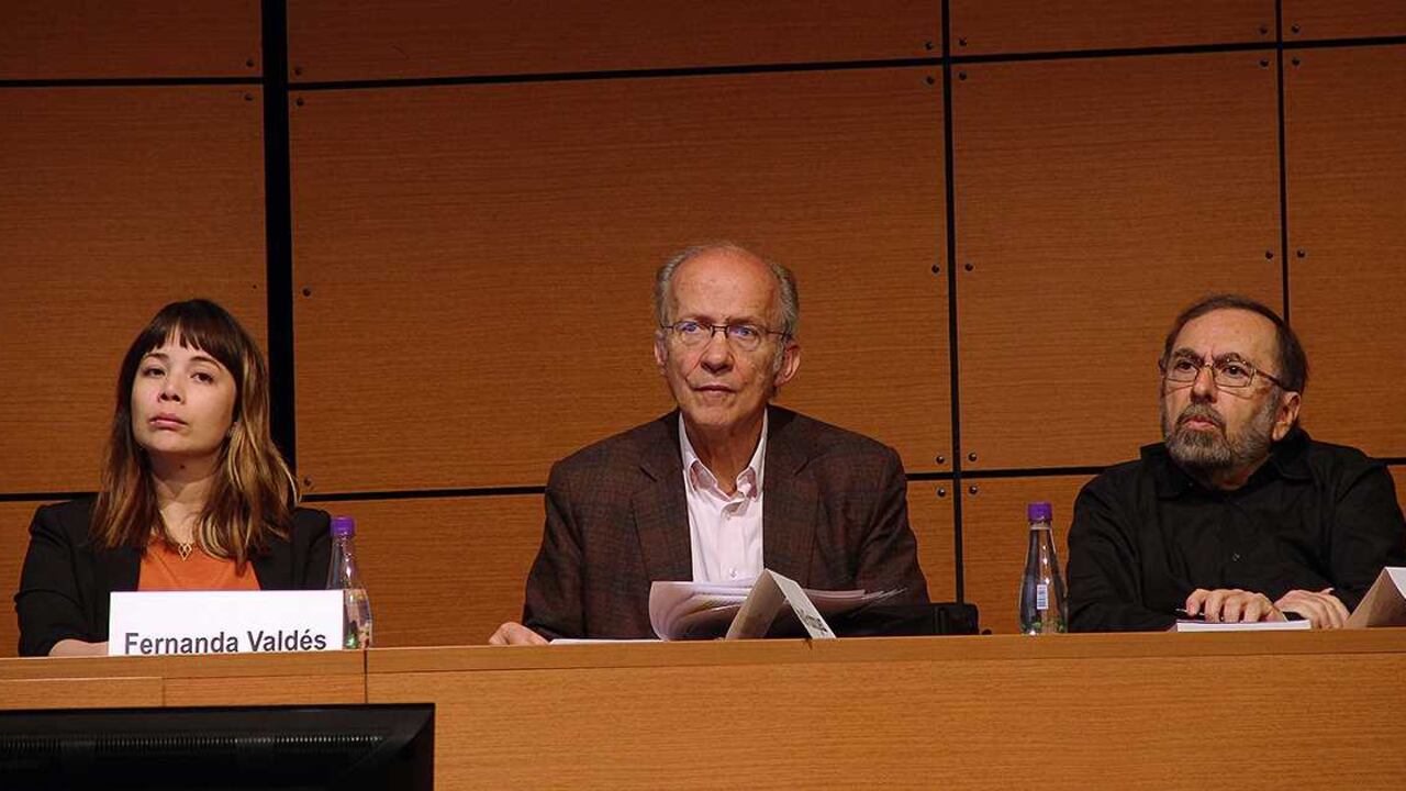 Fernanda Valdés, Manuel Rodríguez y Pablo Leyva.