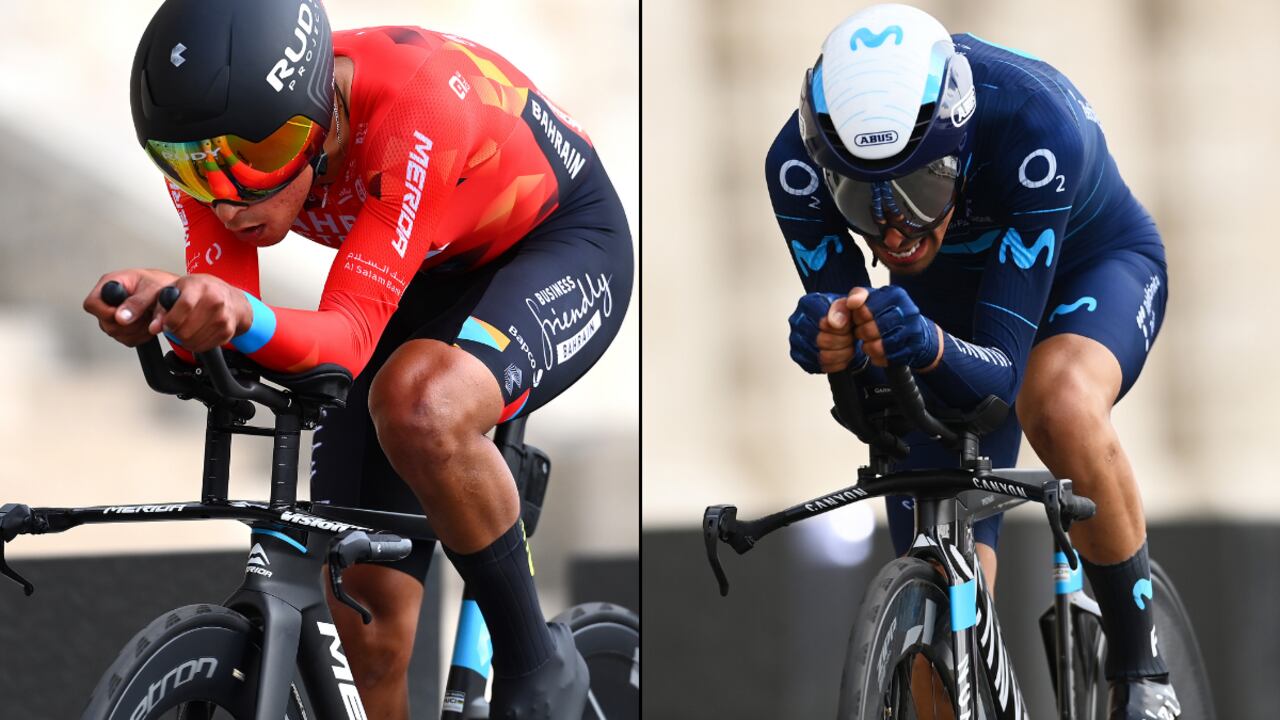 Ambos colombianos pelean por la camiseta blanca en el Giro de Italia 2022.