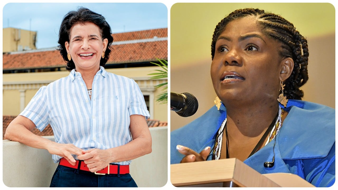 Adelina Covo y Francia Márquez.