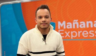 Santiago Vargas, presentador de Mañana Express