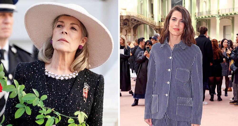 Carolina de Mónaco y su hija, Carlota Casiraghi.