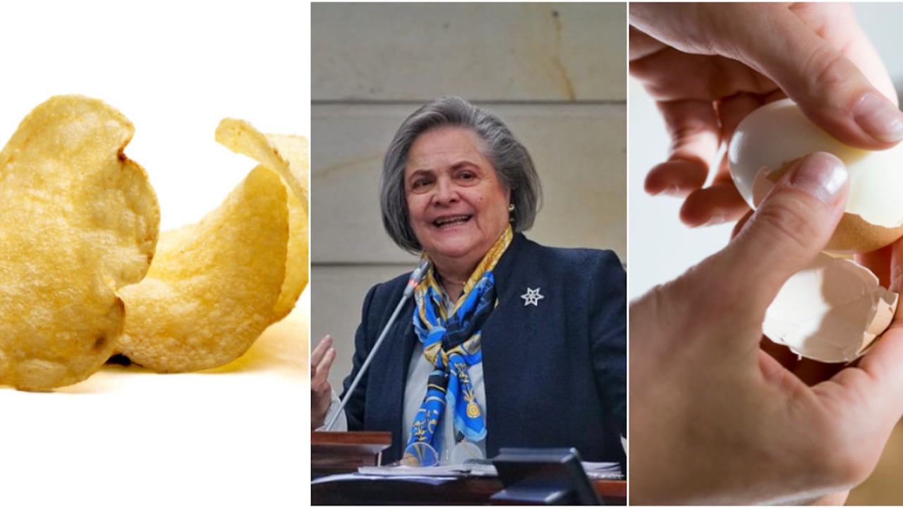 Papas fritas, la senadora Clara López y un huevo