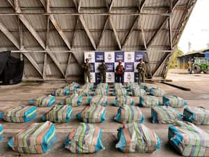 La marihuana y la cocaína incautada quedaron a disposición de los entes competentes.