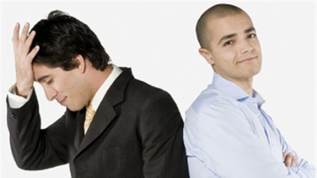 Adrián Lara, actor de los comerciales de Open English.
Andrés Moreno, presidente de Open English.