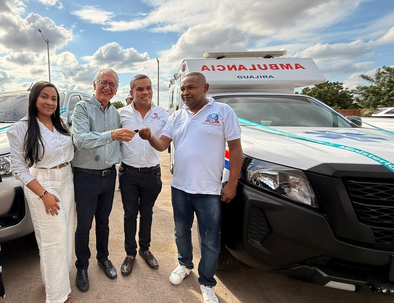 Lanchas ambulancias entregadas en Maicao, un municipio sin mar ni río.