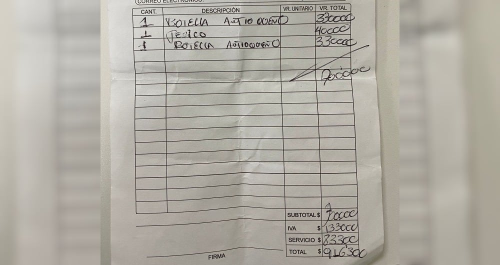 En sitios de rumba de Bogotá incluyen dosis de cocaína en la factura