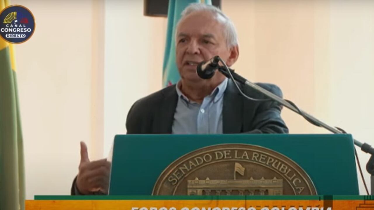 Ricardo Bonilla, ministro de Hacienda, en audiencia pública sobre reforma pensional.