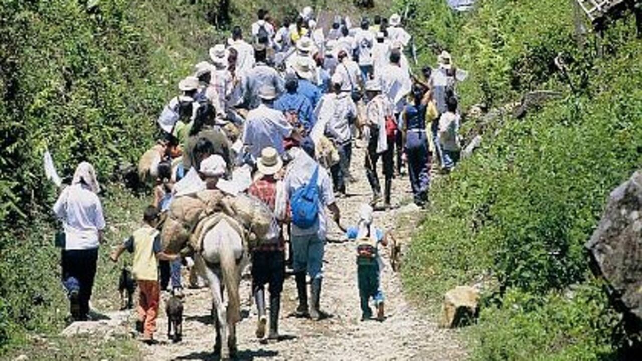 El desplazamiento forzado sigue siendo un grave problema para el país.