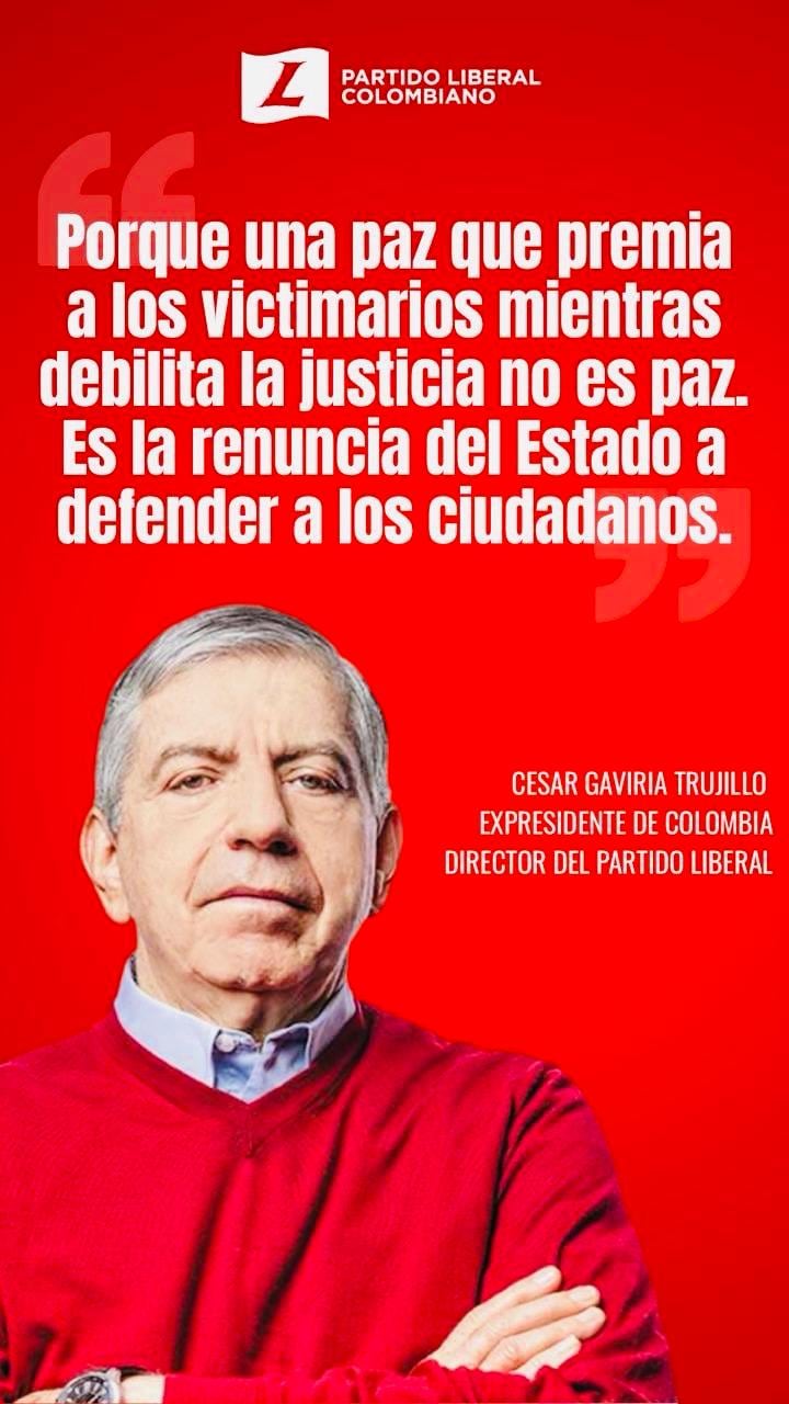 El expresidente César Gaviria.