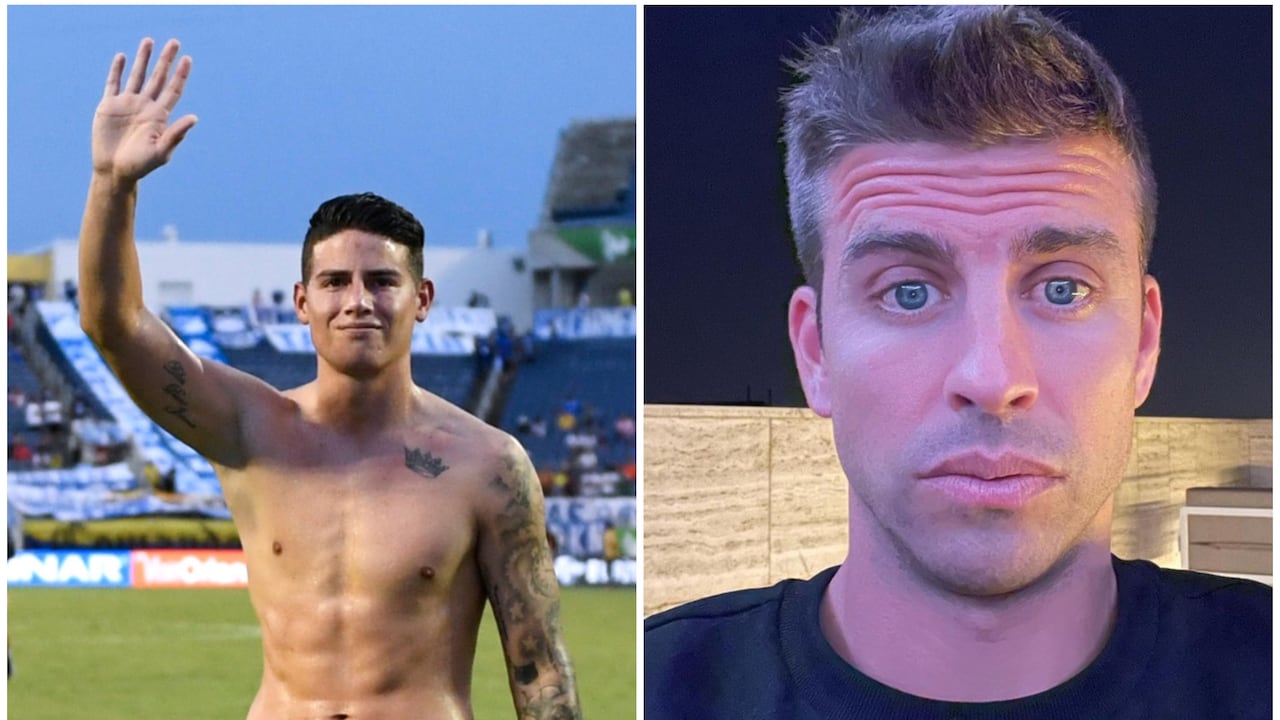 James Rodríguez y Piqué, unidos por la Kings League.