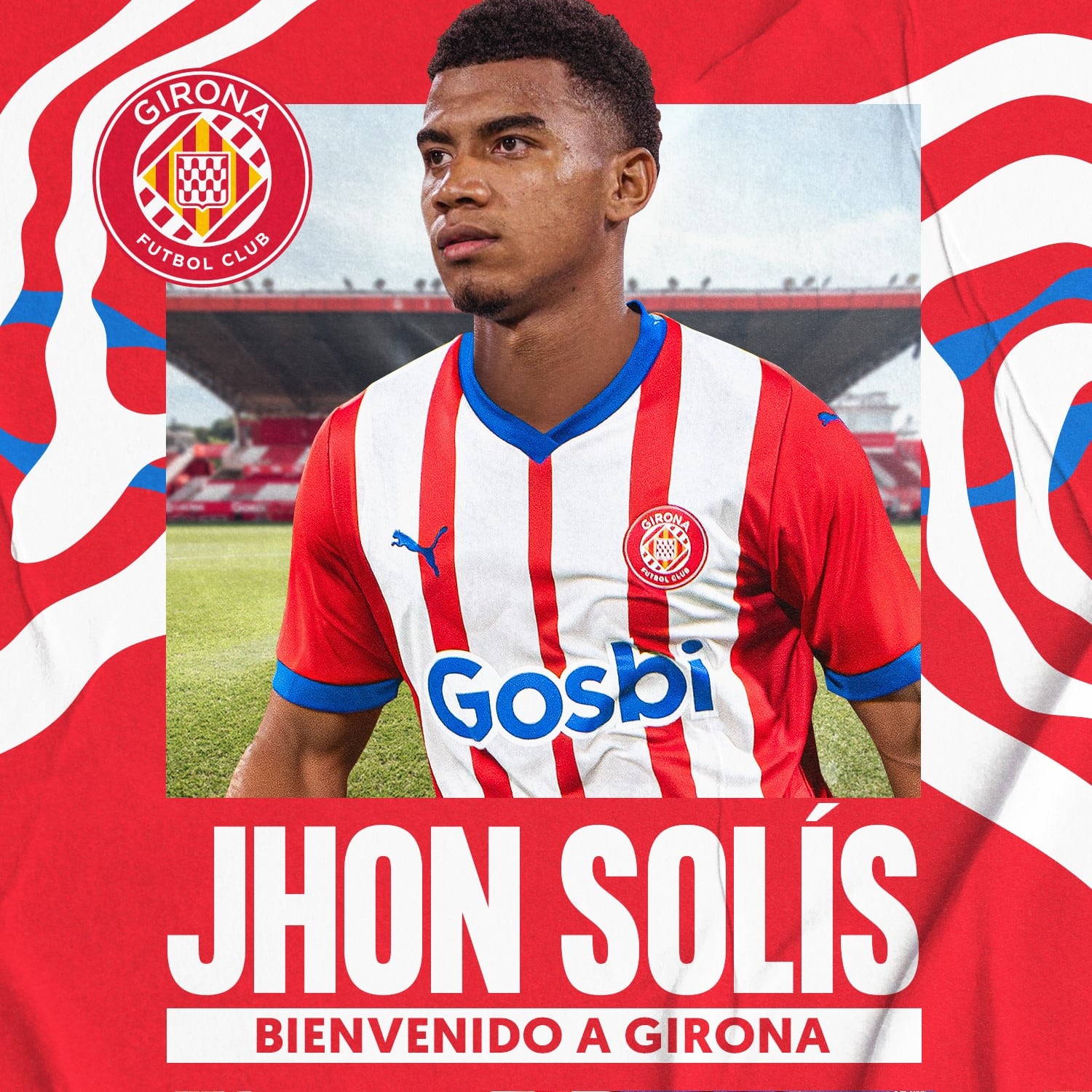 Jhon Solís fue presentado por Girona.