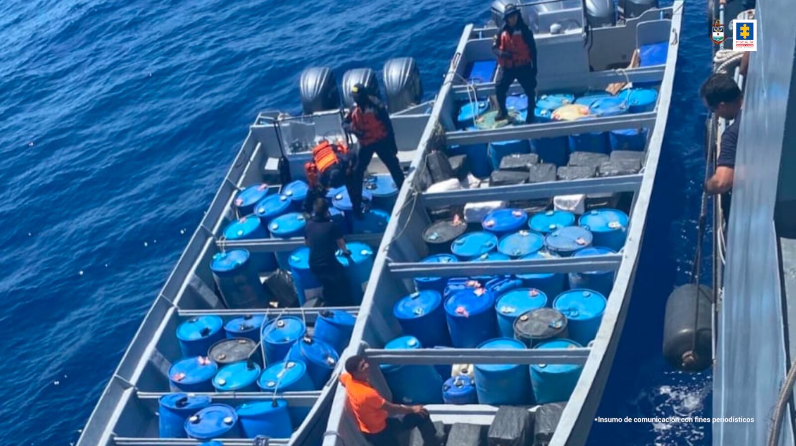 Contundente golpe contra el narcotráfico: embarcaciones con más de cinco toneladas de coca fueron descubiertas; así fue el operativo