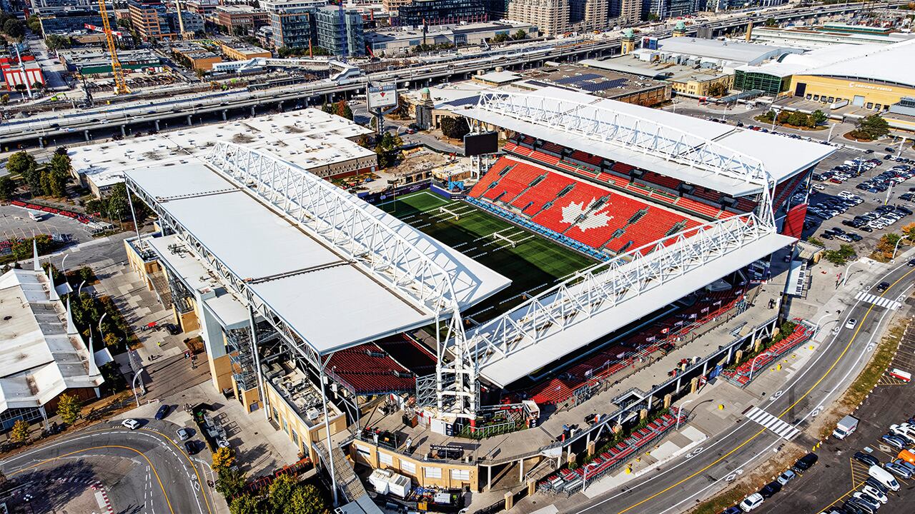 Estadio BMO Field en Toronto, Canadá.