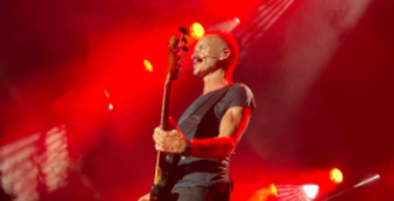 Concierto de Sting en Bogotá