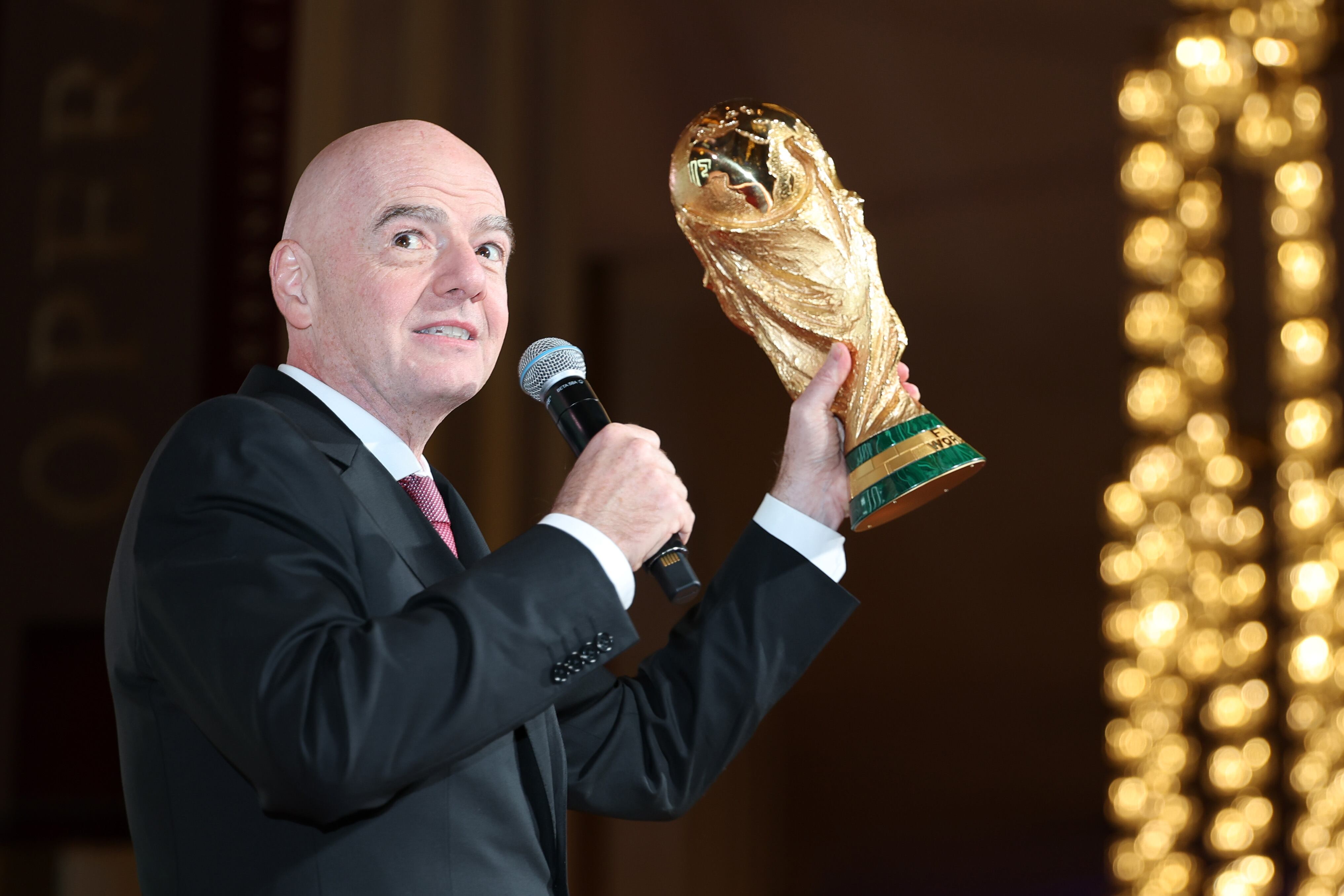 Gianni Infantino, presidente de la FIFA.
