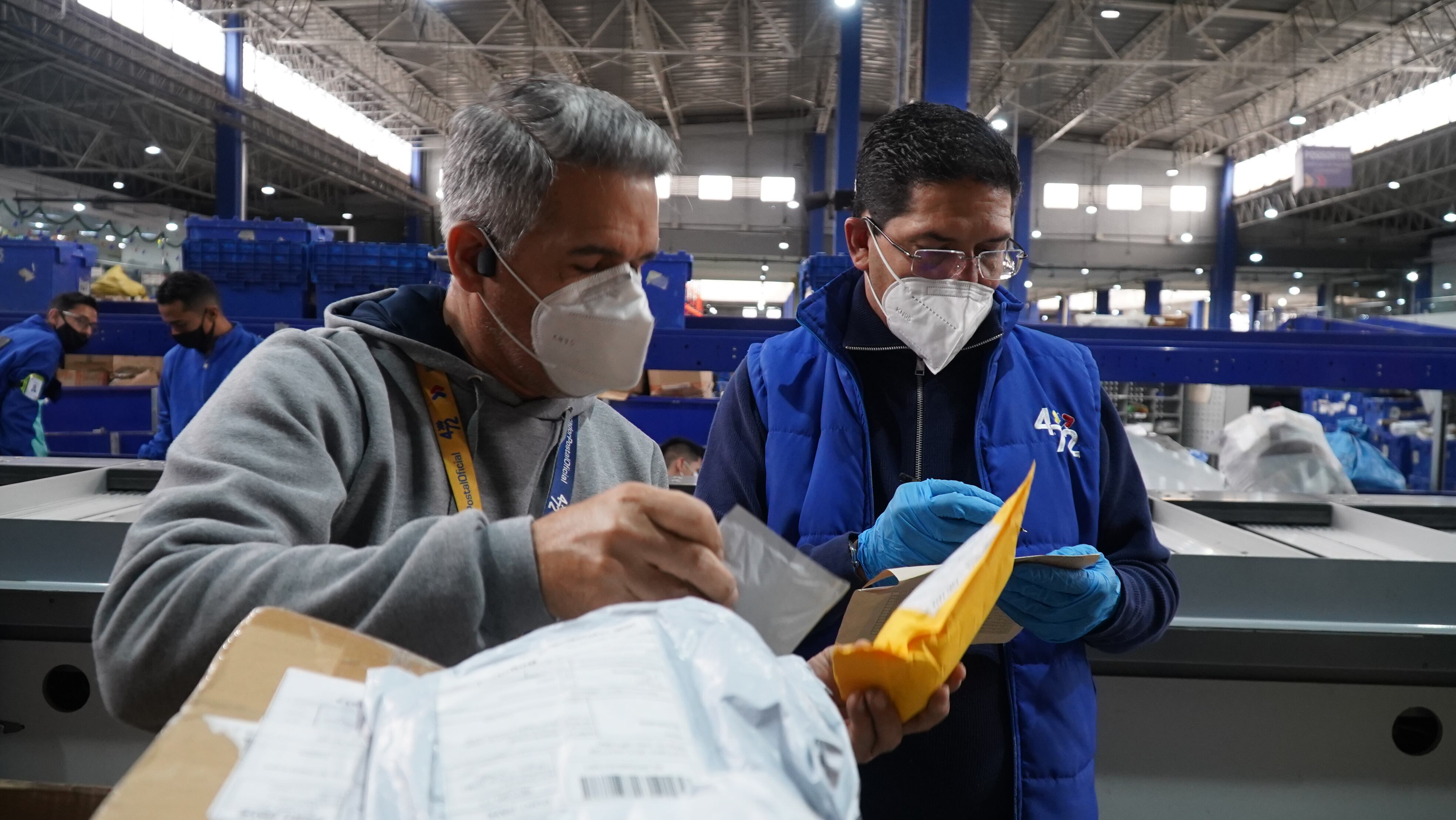 Manuel Fernando Avendaño, vicepresidente de Operaciones, y Gustavo Adolfo Araque Ferraro, presidente de 4-72.