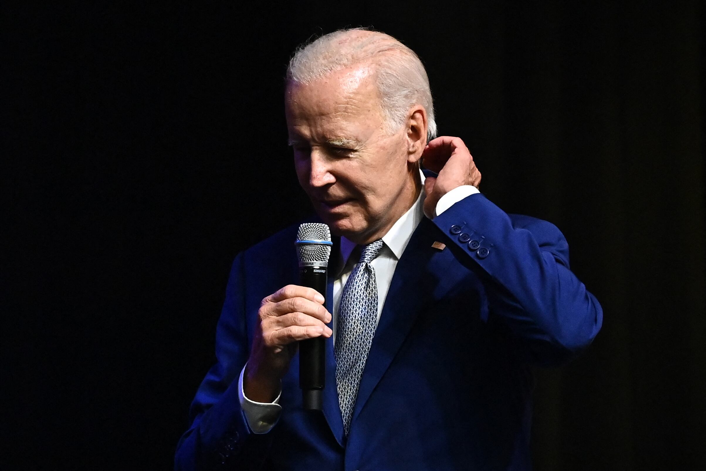 El presidente estadounidense, Joe Biden, ofrece una conferencia de prensa en Hanoi el 10 de septiembre de 2023, el primer día de una visita a Vietnam