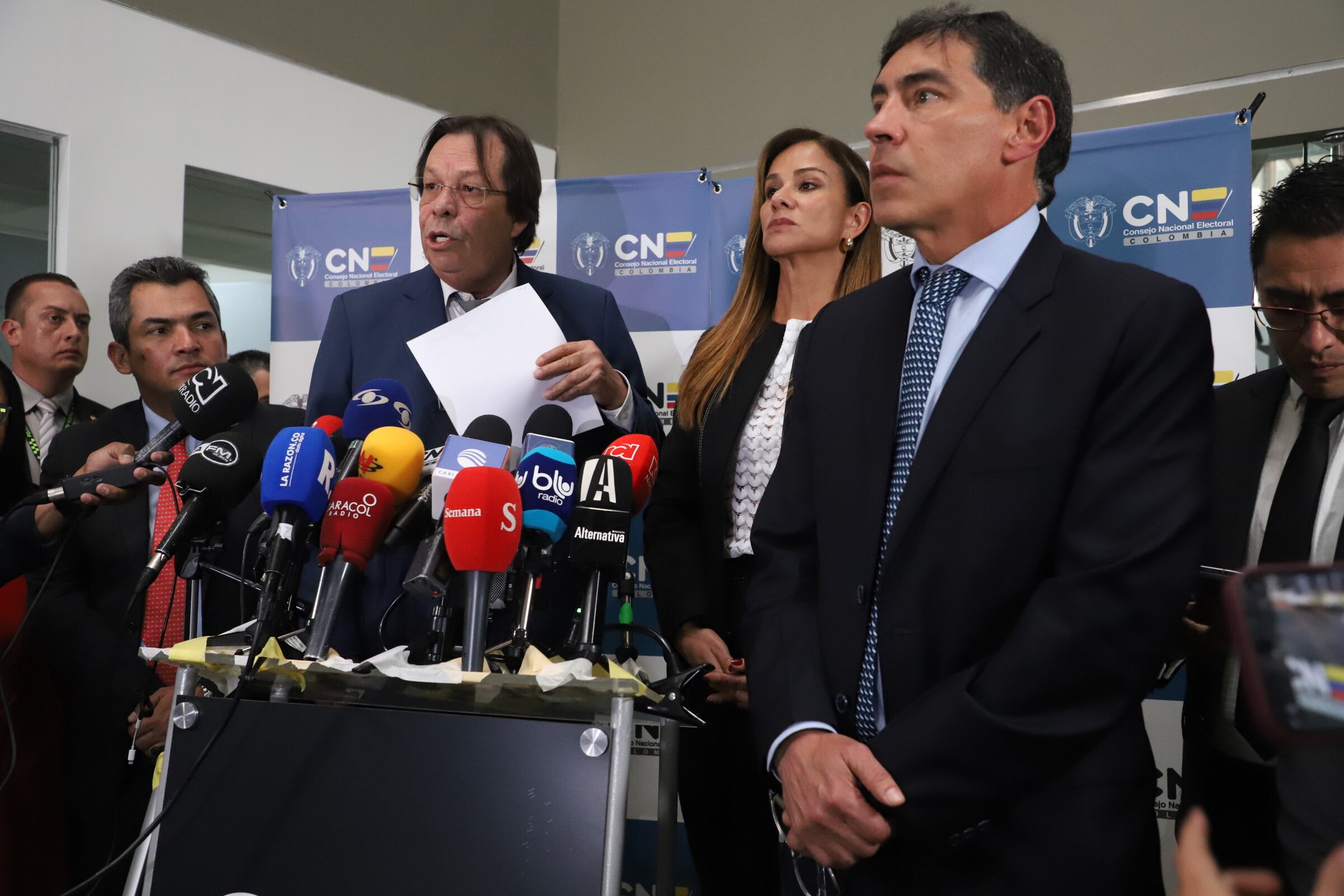 CÉSAR LORDUY 
Presidente del CNE
Rueda de prensa, el CNE abre investigación al Presidente Gustavo Petro