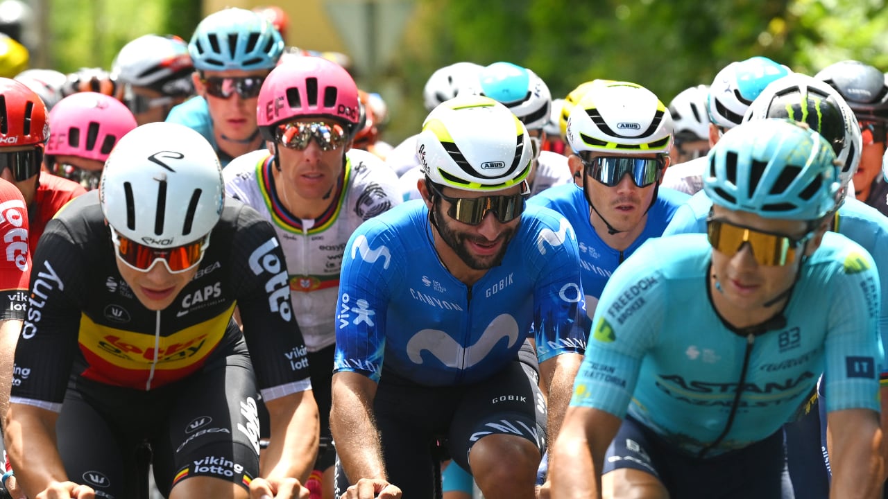 Fernando Gaviria sigue sin poder ganar etapa con el Movistar Team