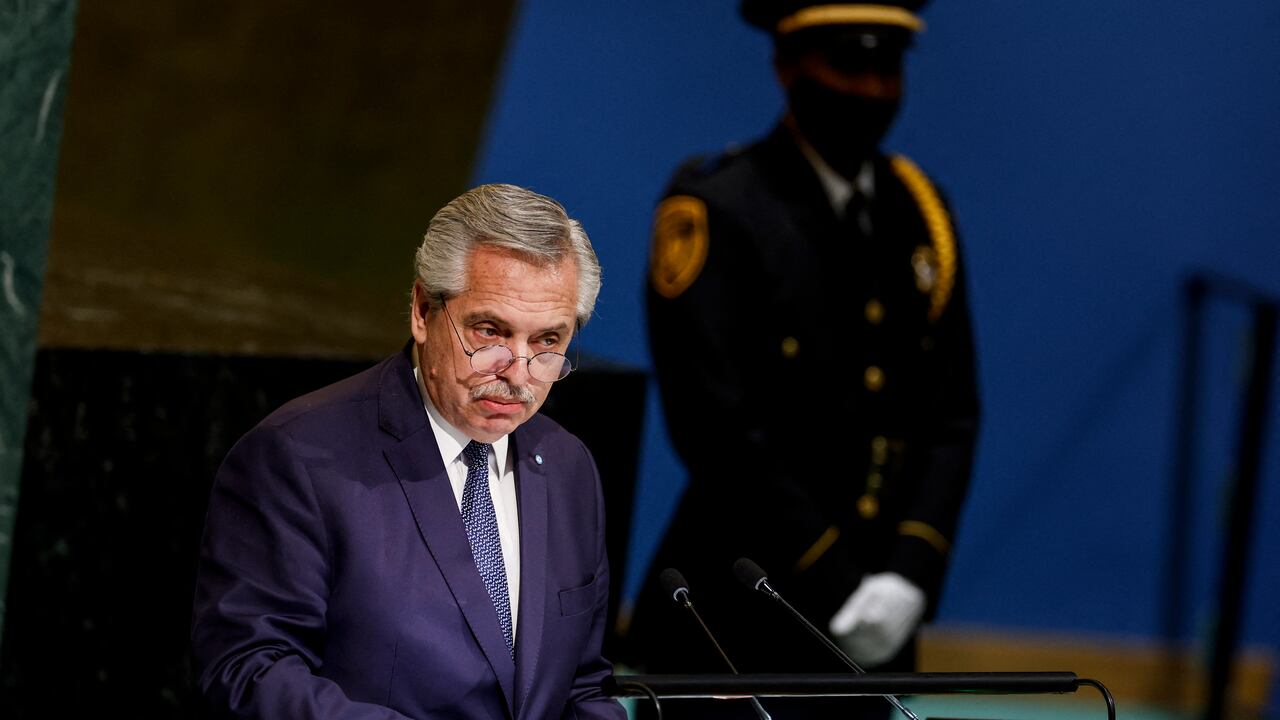 Alberto Fernández se refirió en la ONU sobre el atentado del que por poco es víctima la expresidenta de Argentina Cristina Fernández. Foto: AFP.