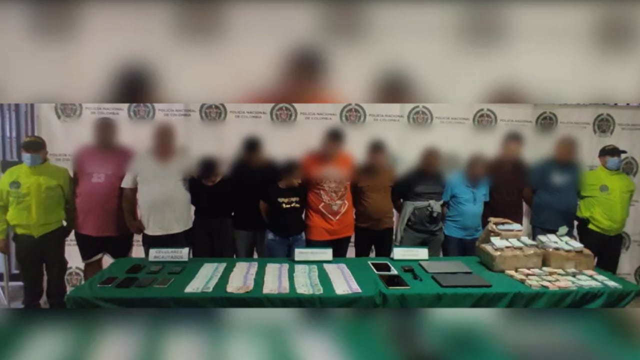 Banda dedicada a la supuesta venta de chance en Medellín.