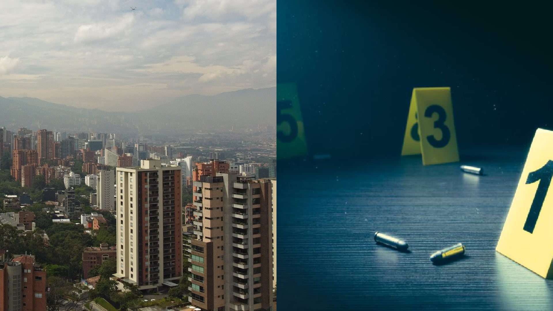 Hombre murió en el balcón de su tras bala perdida.