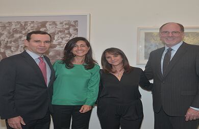 José Fernando Calderón, Johanna Hjerthen, Perla Dover y Eric Habegger.