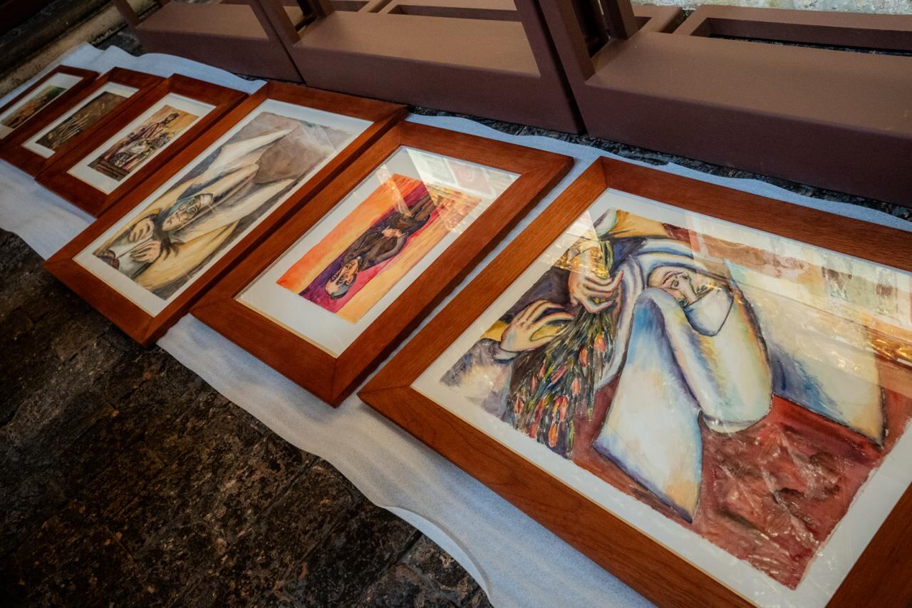 Una de las 18 obras de la muestra 'La huida del convento: Débora Arango en el Museo Santa Clara'. | Foto: Museos Colonial y Santa Clara