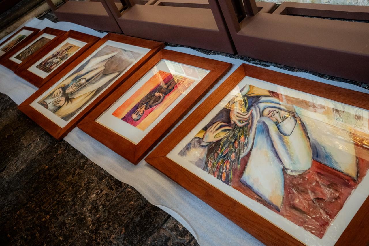 Una de las 18 obras de la muestra 'La huida del convento: Débora Arango en el Museo Santa Clara'. | Foto: Museos Colonial y Santa Clara