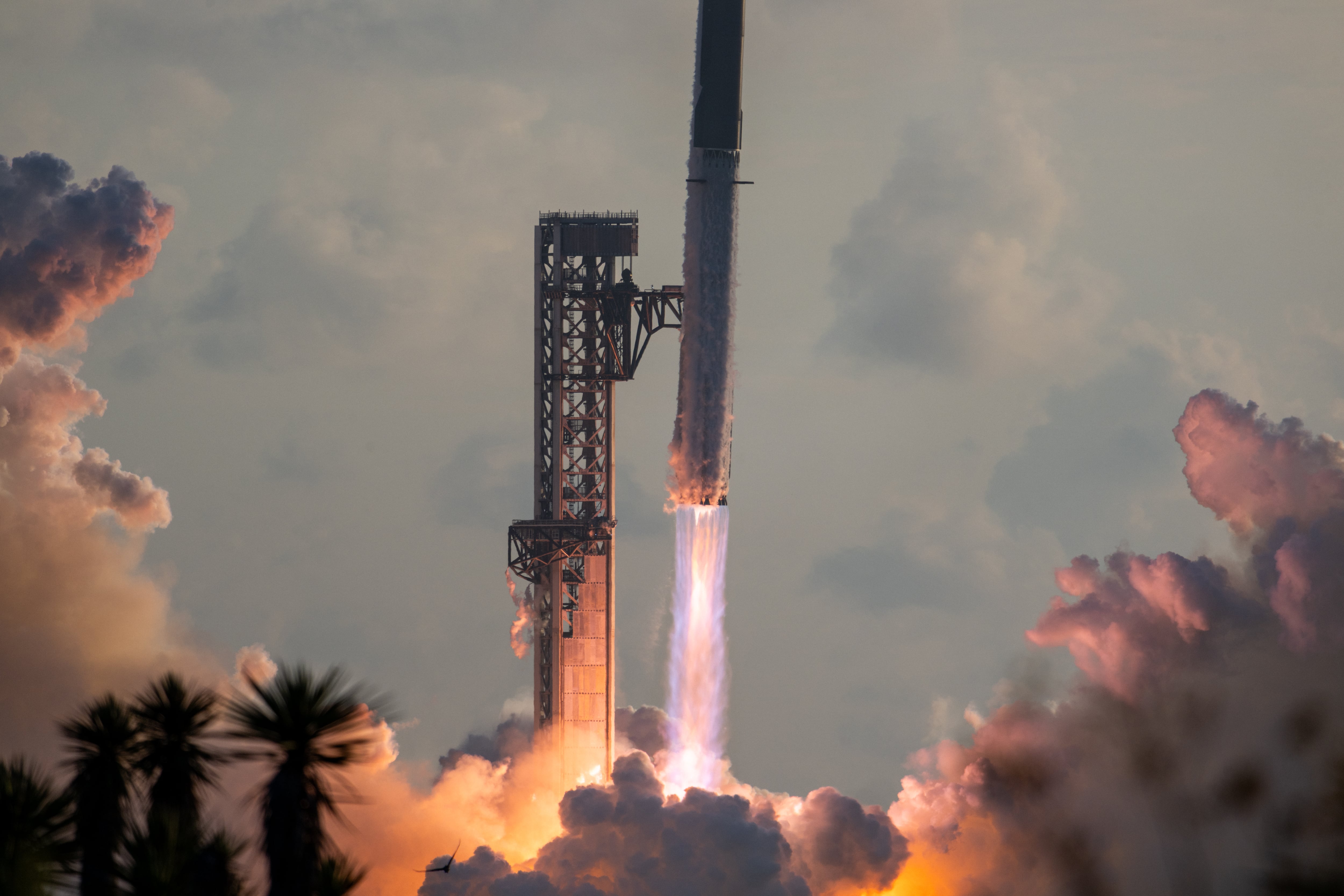 Starship de Space X en su despegue este 28 de septiembre.