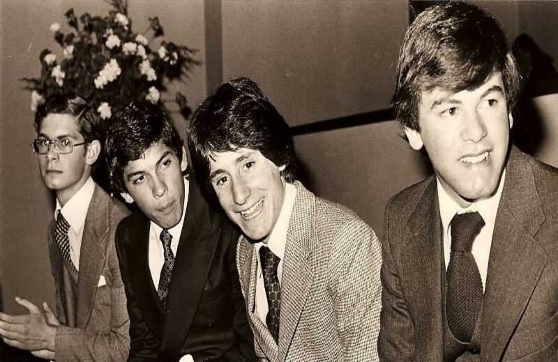 Francisco Santos en la universidad.