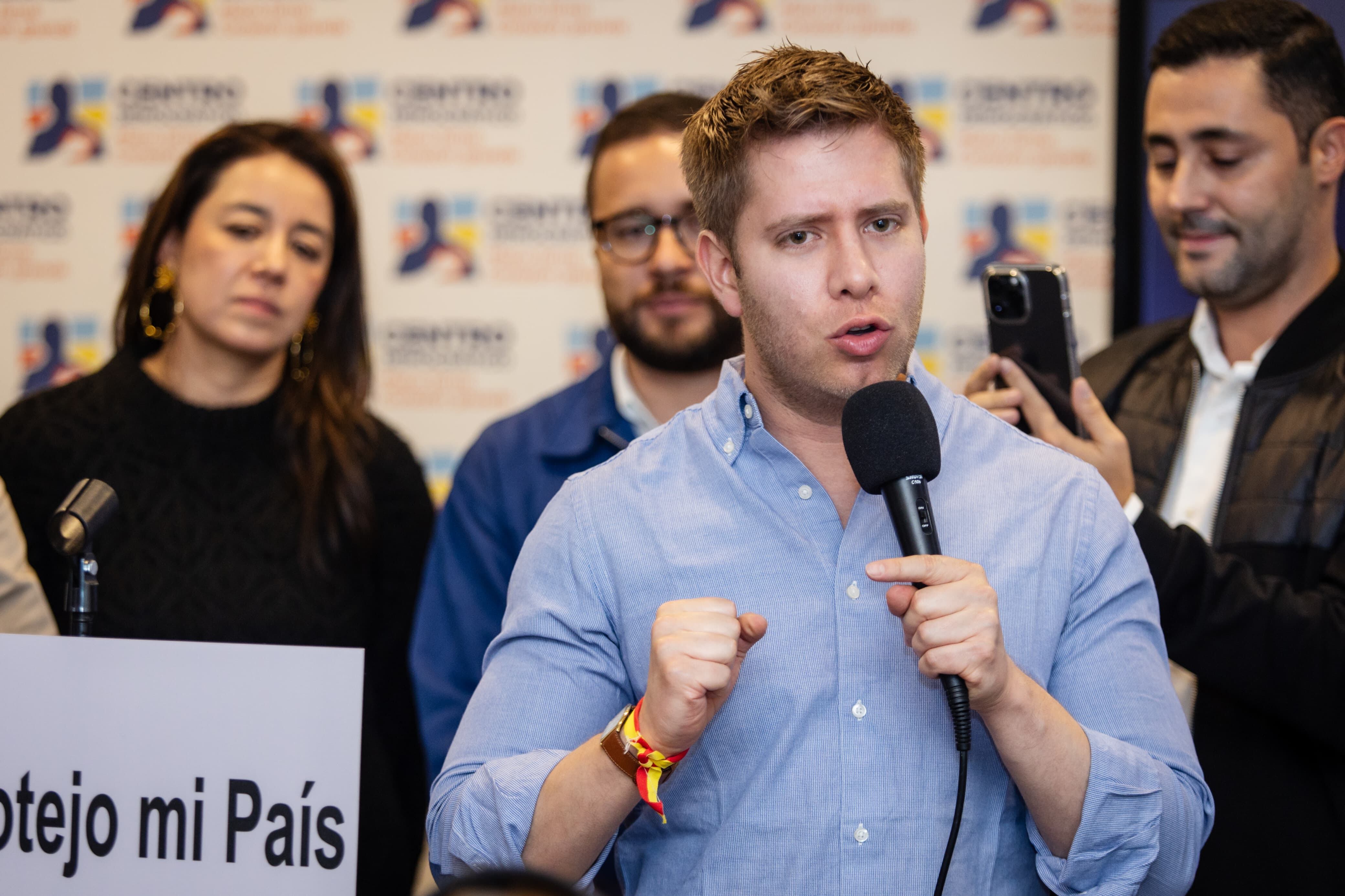 Josias Fiesco, activista del Centro Democrático.