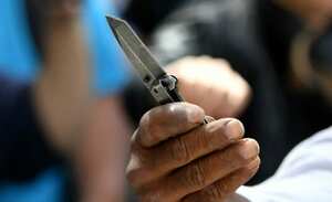 Arma blanca, cuchillo, navaja, imagen de referencia.