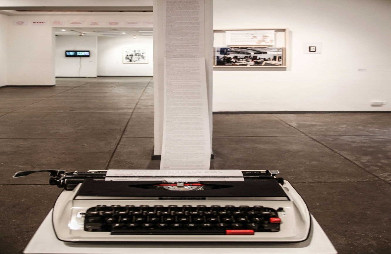 Obra de Daniel Poveda presente en la muestra.