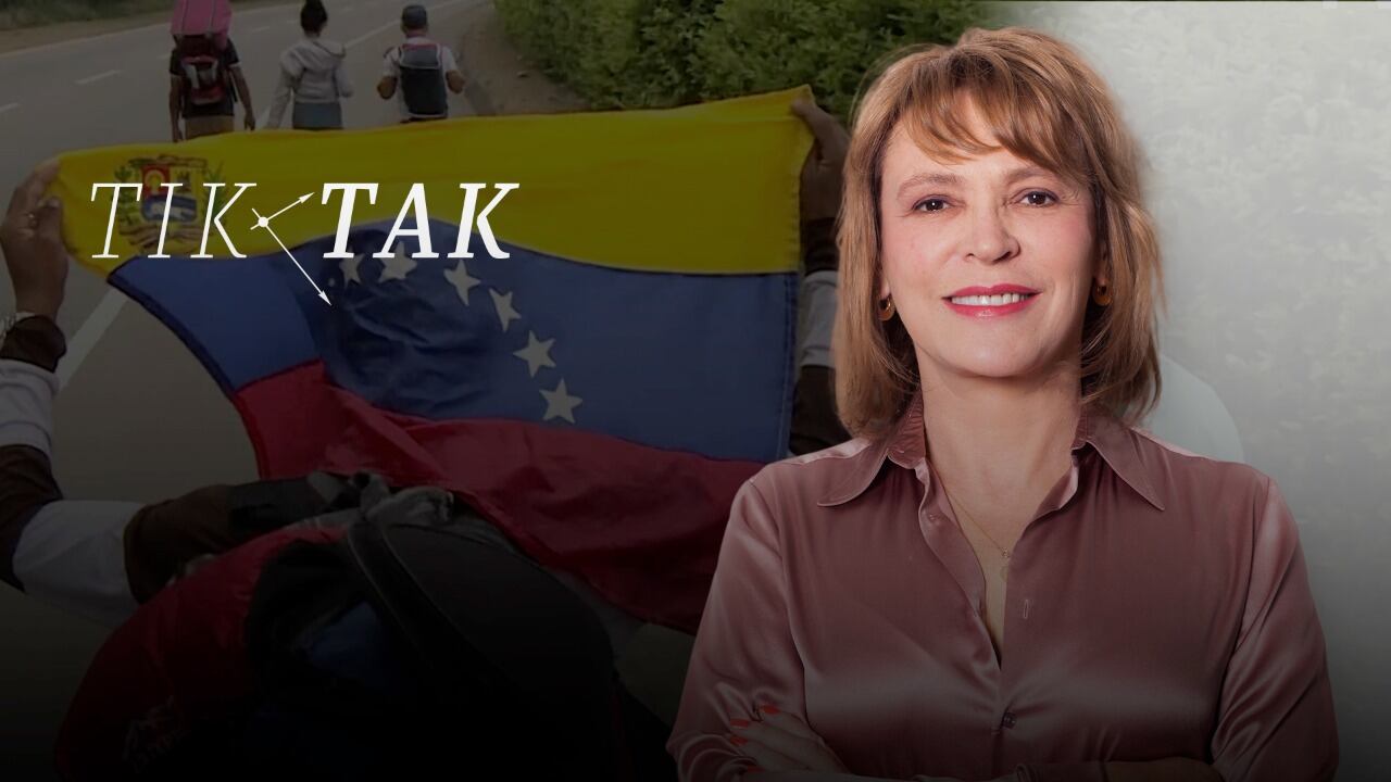 María Isabel Rueda habla de decisión sobre venezolanos