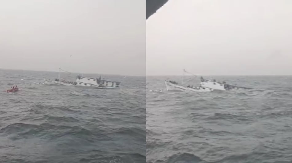 Naufragio en el Pacífico este 13 de diciembre.