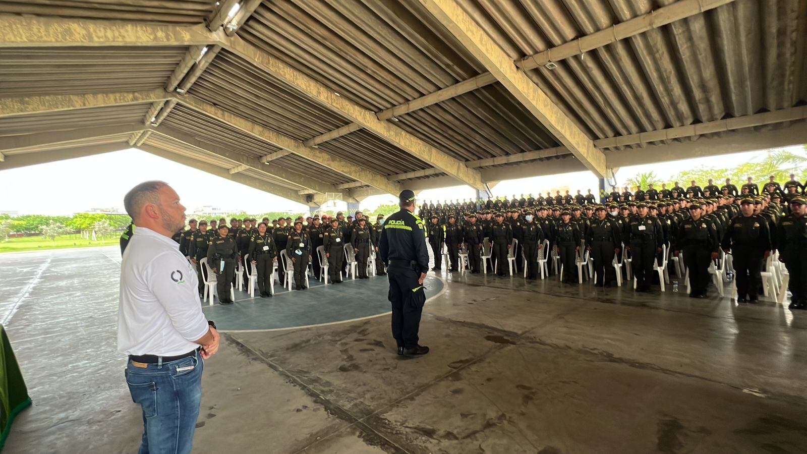 En la capital de Atlántico se aumentó el pie de fuerza con la llegada de 350 nuevos Policías.