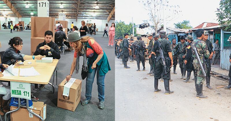 Elecciones en riesgo por violencia de grupos armados.