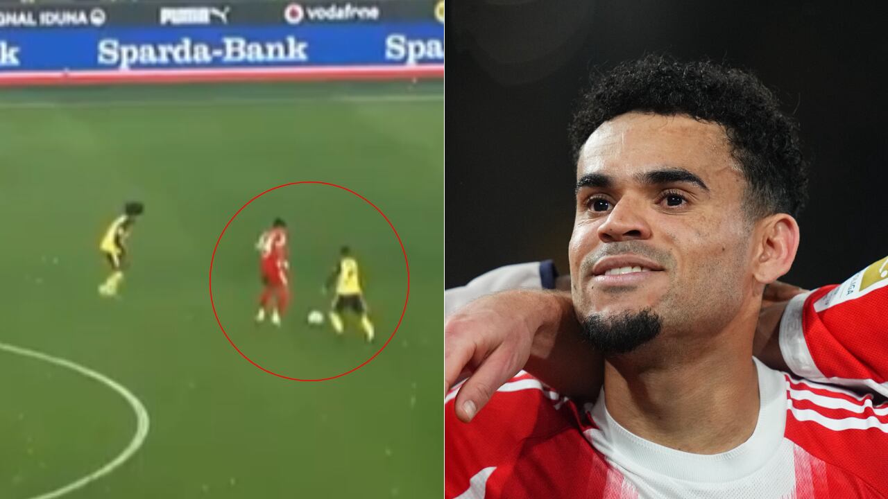 Luis Díaz dejó una serie de jugadas claves en el clásico de Bayern Múnich y Dortmund