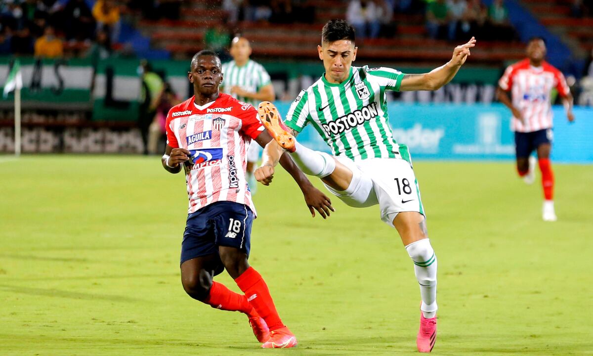 Atlético Nacional vs. Junior - Fecha 1 cuadrangulares Liga BetPlay 2. Foto: Dimayor
