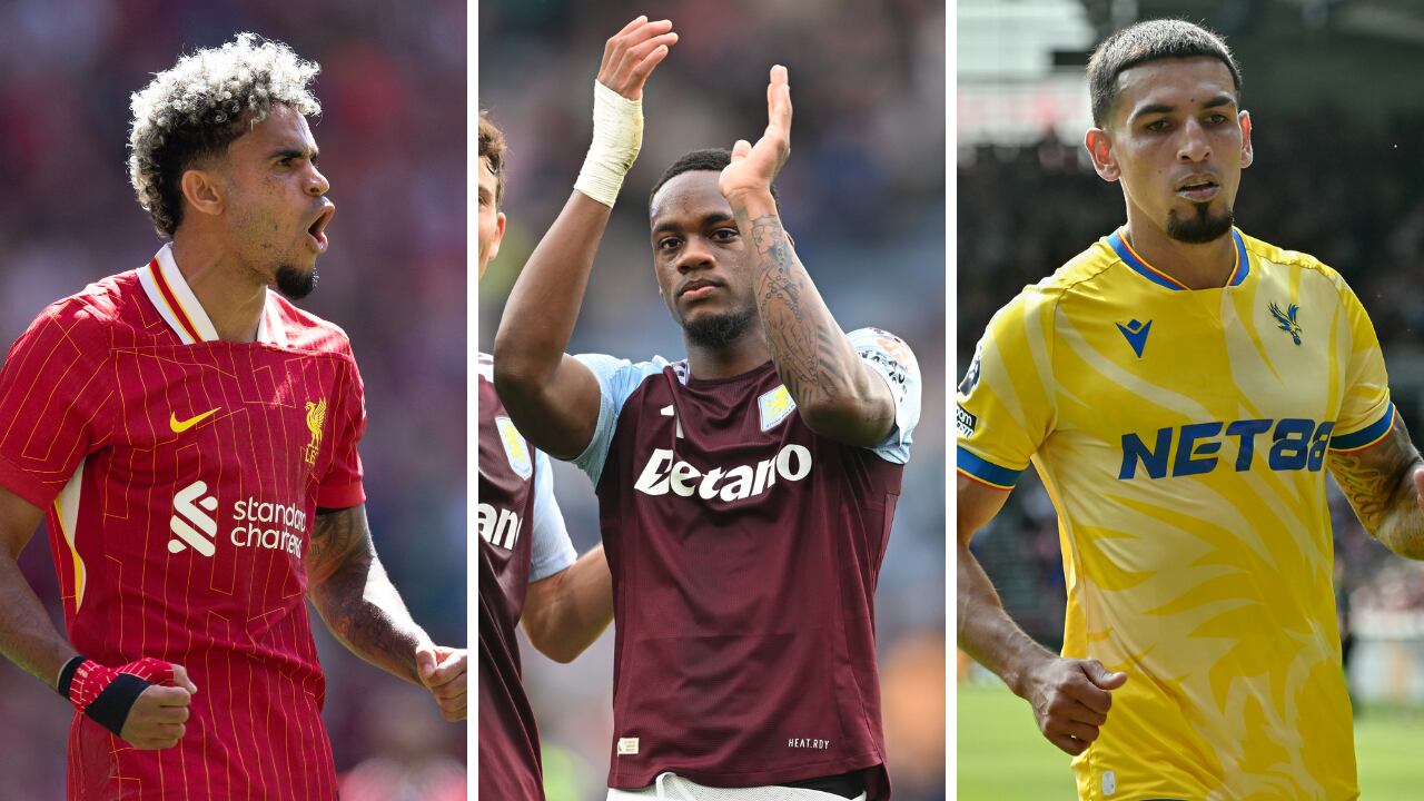 Colombianos de selección en Premier League.