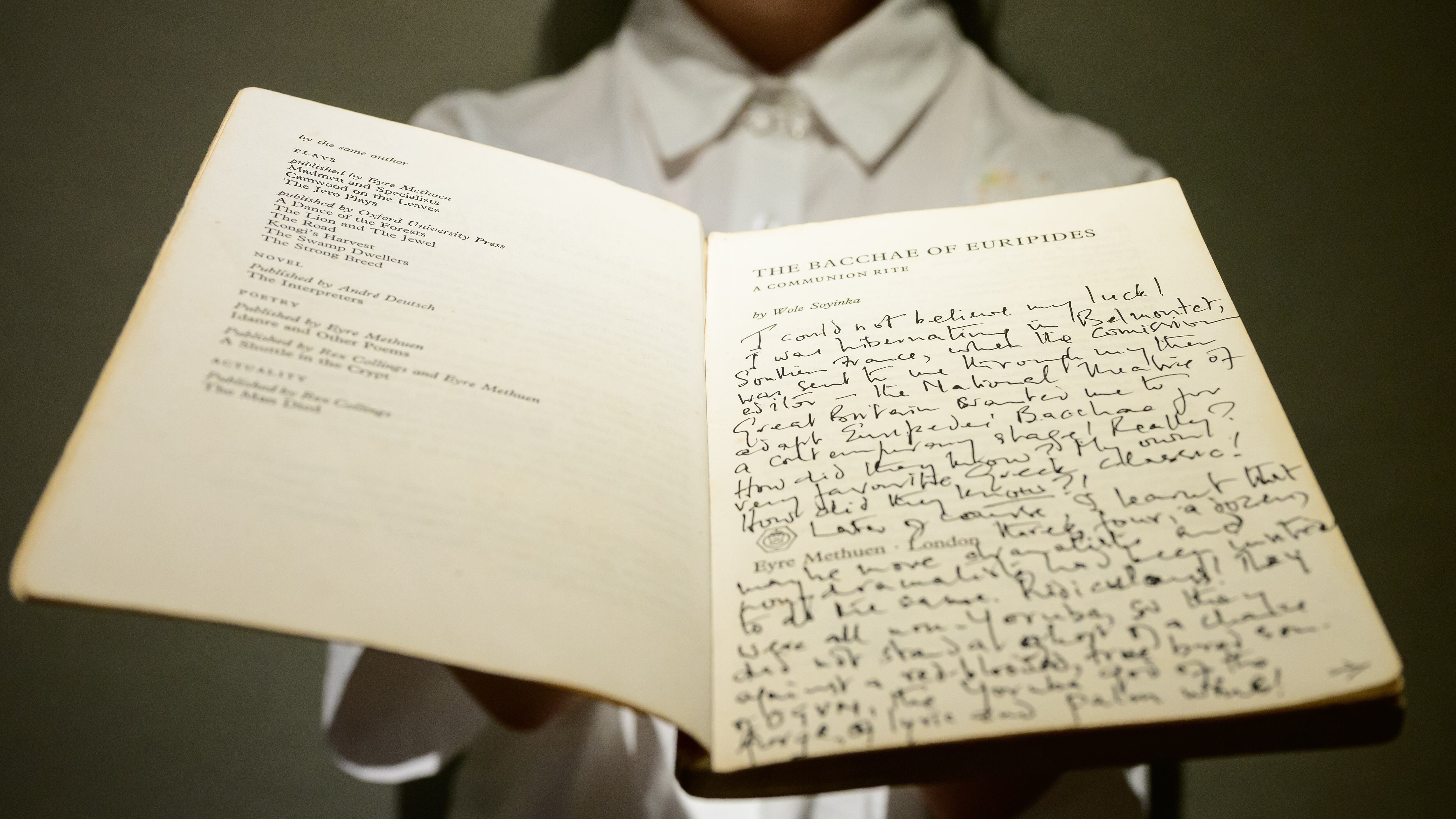 El Premio Nobel de Literatura 1986, durante una conferencia en Lagos denunció la revocación de su visa por parte de Estados Unidos.
(Fhoto: Leon Neal/Getty Images)