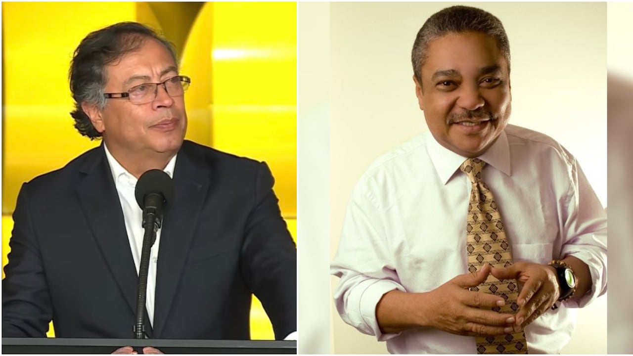 Presidente Gustavo Petro y Aldo Cadena