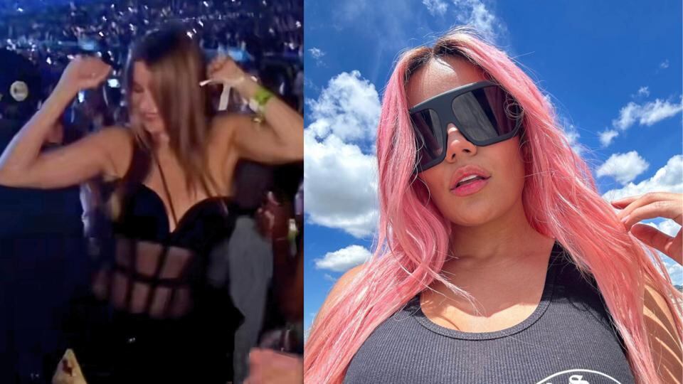 Video de Sofía Vergara bailando en el concierto de Karol G