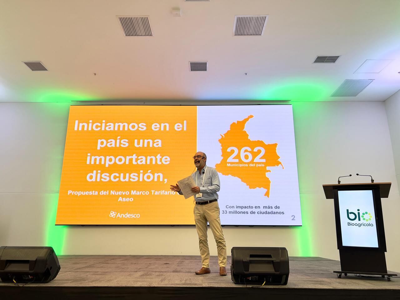 Camilo Sánchez, presidente de Andesco