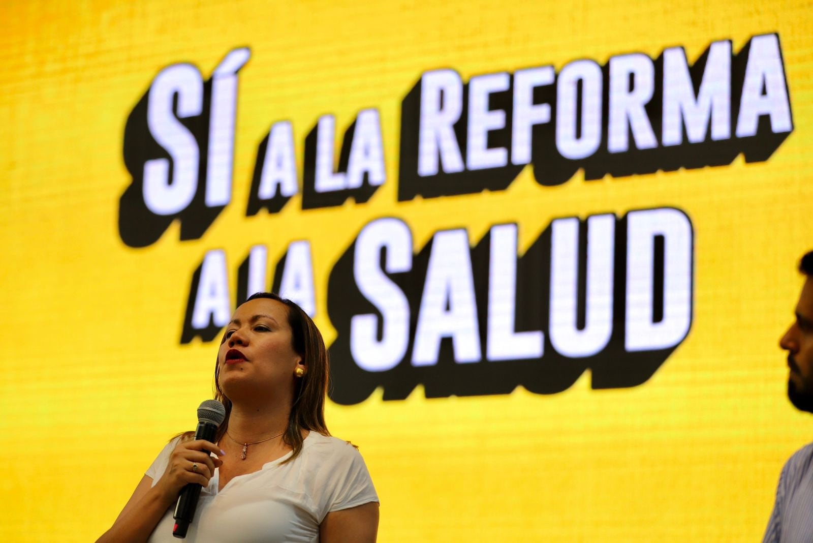 Carolina Corcho, ministra de Salud, en el Valle del Cauca