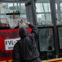Daños contra TransMilenio, este jueves 3 de noviembre.
