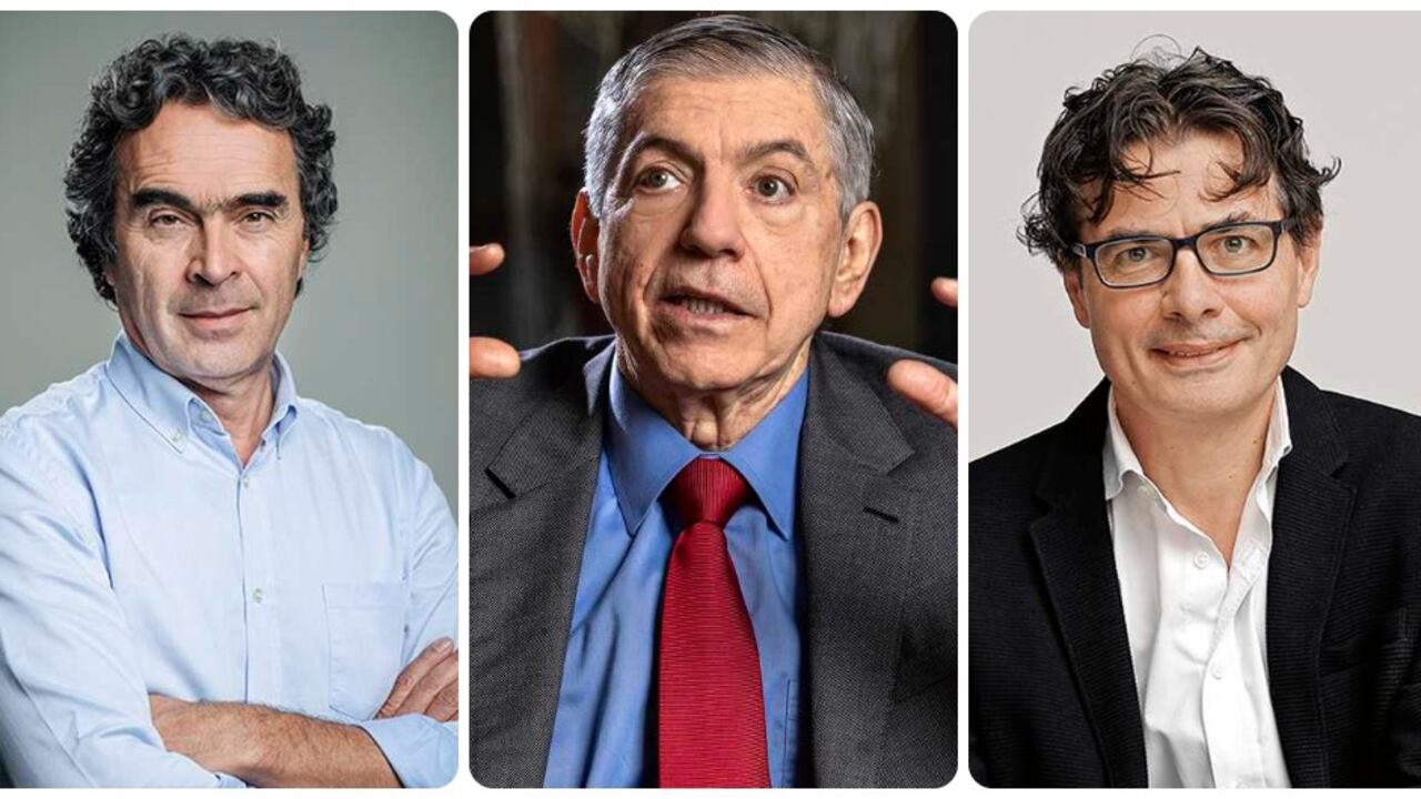 Sergio Fajardo, César Gaviria y Alejandro Gaviria